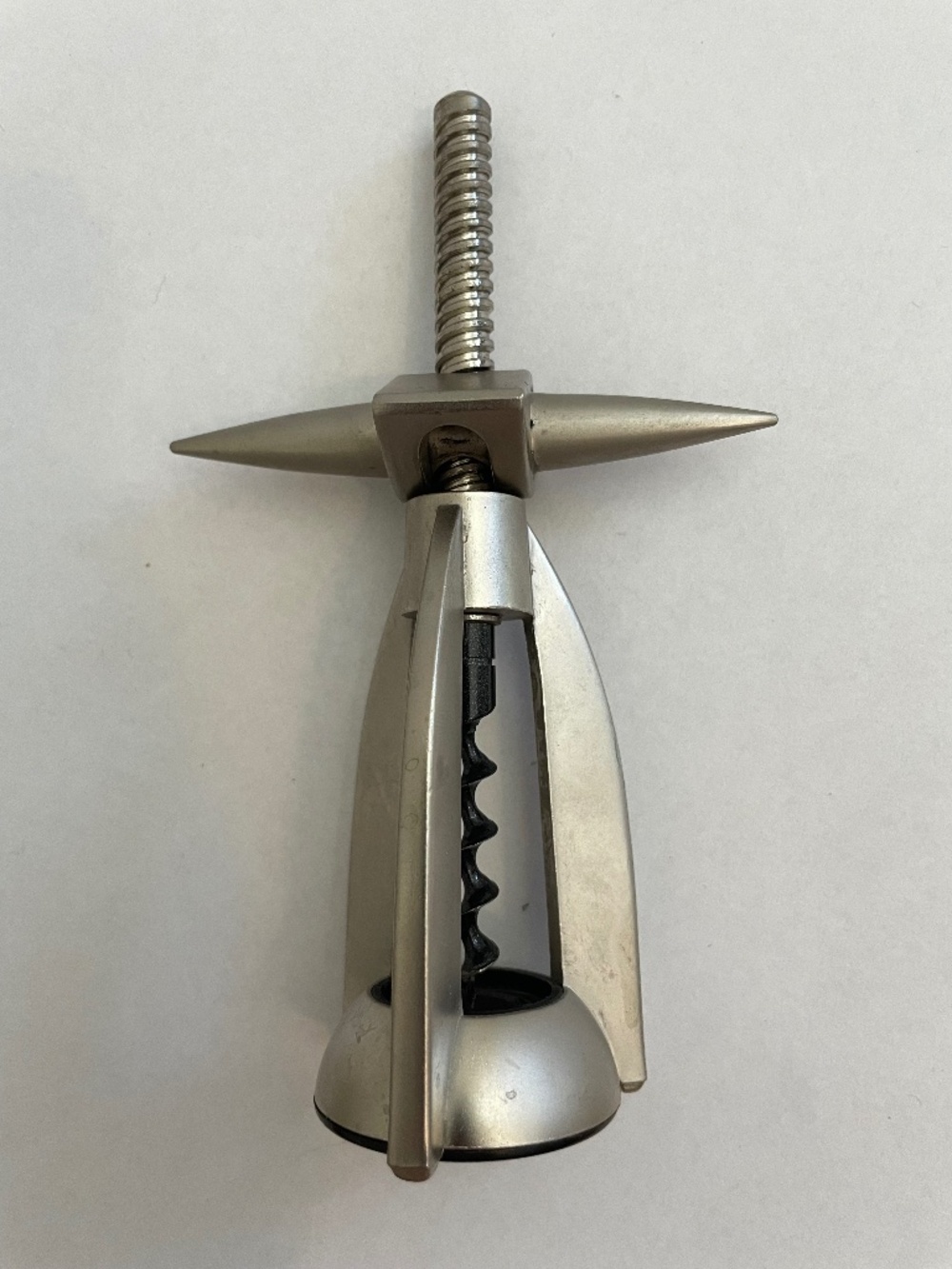 Vintage Zack Tiro Corkscrew Wine Key, Silver Steel, Germany